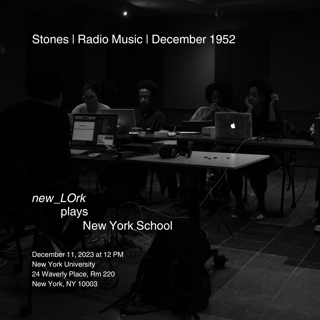 new_LOrk plays New York School.